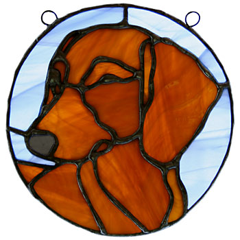 Stained Glass Dog Breeds-Trophies
